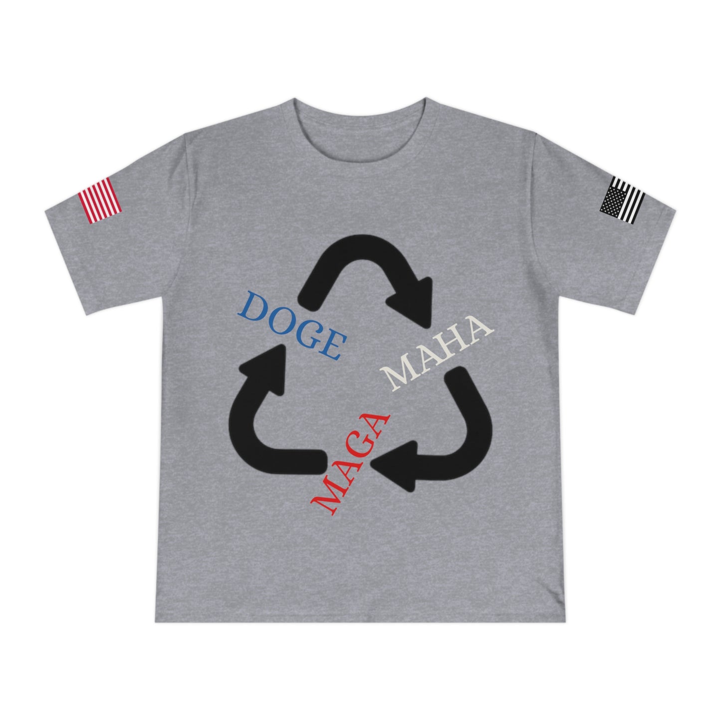 MAGA MAHA DOGE Cycle Tee _100% Organic Cotton T-Shirt