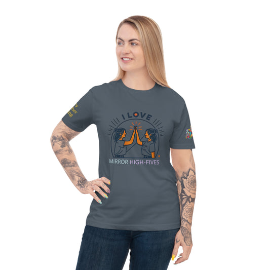 'I Love Mirror High-Fives' (MHB EDITION)_100% Organic Cotton T-Shirt