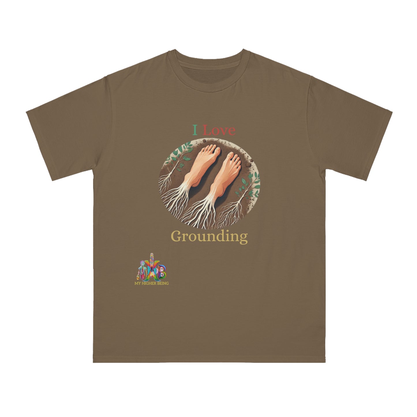'I Love Grounding'_100% Organic Cotton T-Shirt