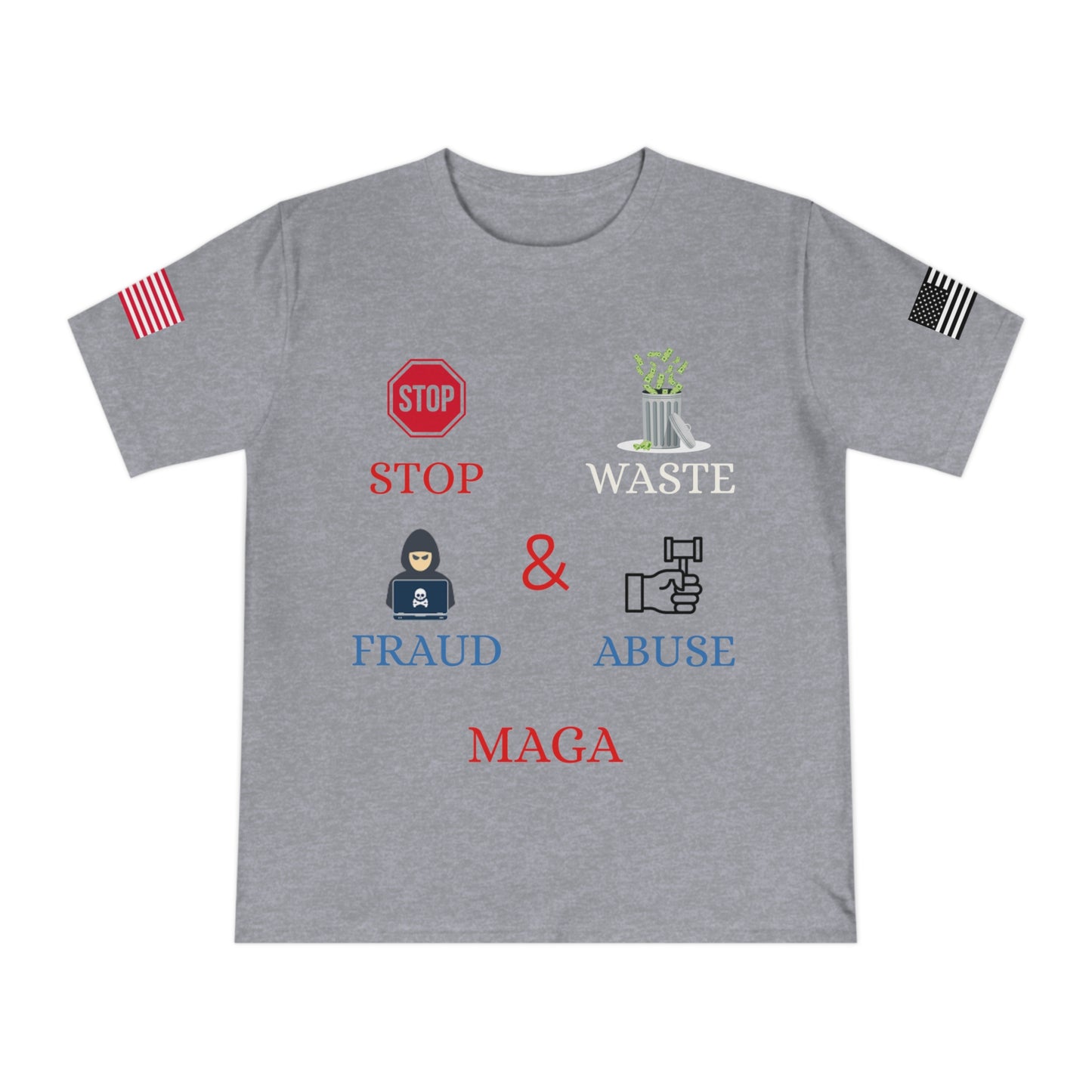MAGA Integrity Tee: Stand Against Waste, Fraud, and Abuse _100% Organic Cotton