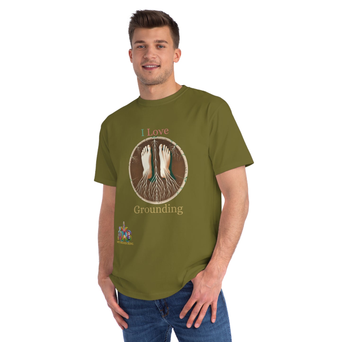 'I Love Grounding'_100% Organic Cotton T-Shirt