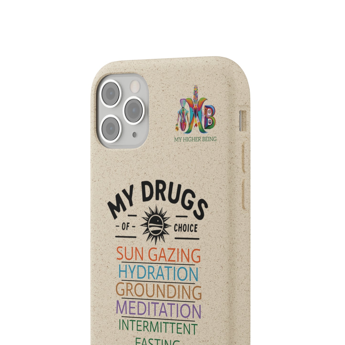 'My Drugs of Choice'_Plastic Free Biodegradable Phone Case