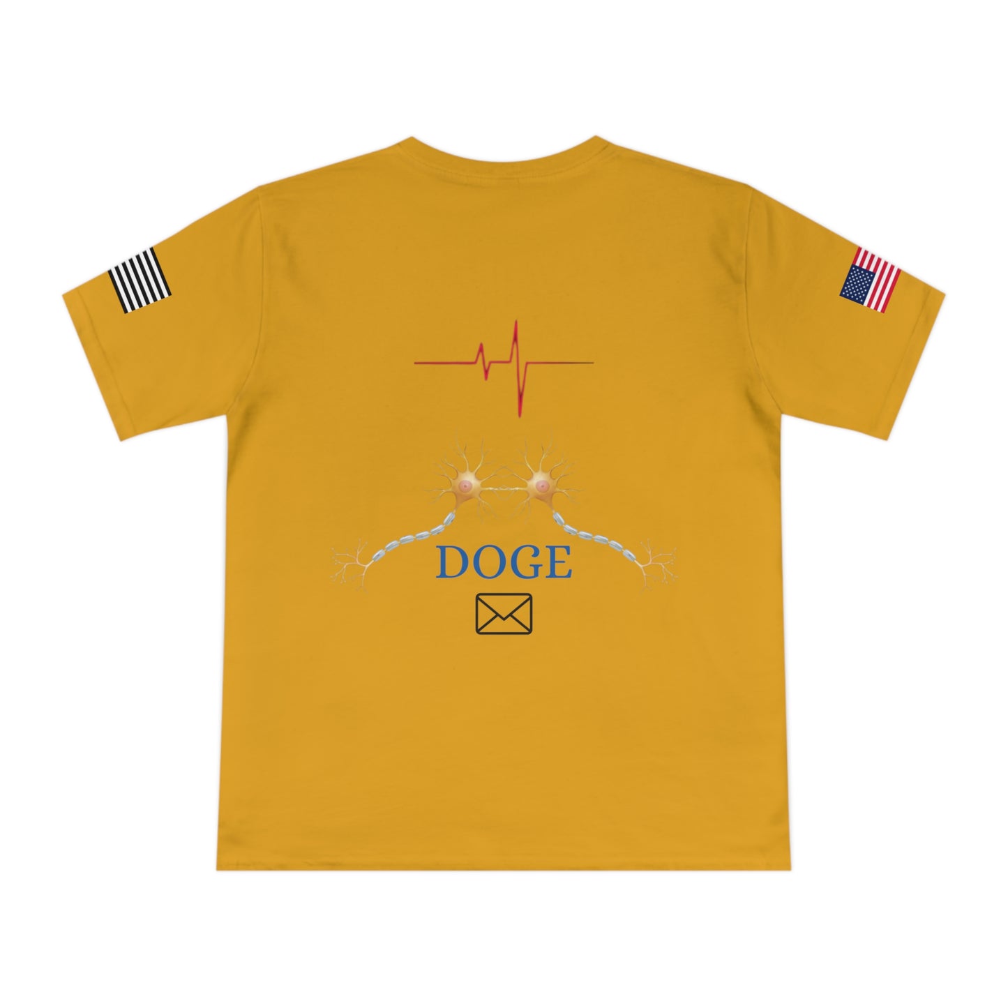 Heartbeat & Neurons Tee: Musk & DOGE’s Wake-Up Call _100% Organic Cotton