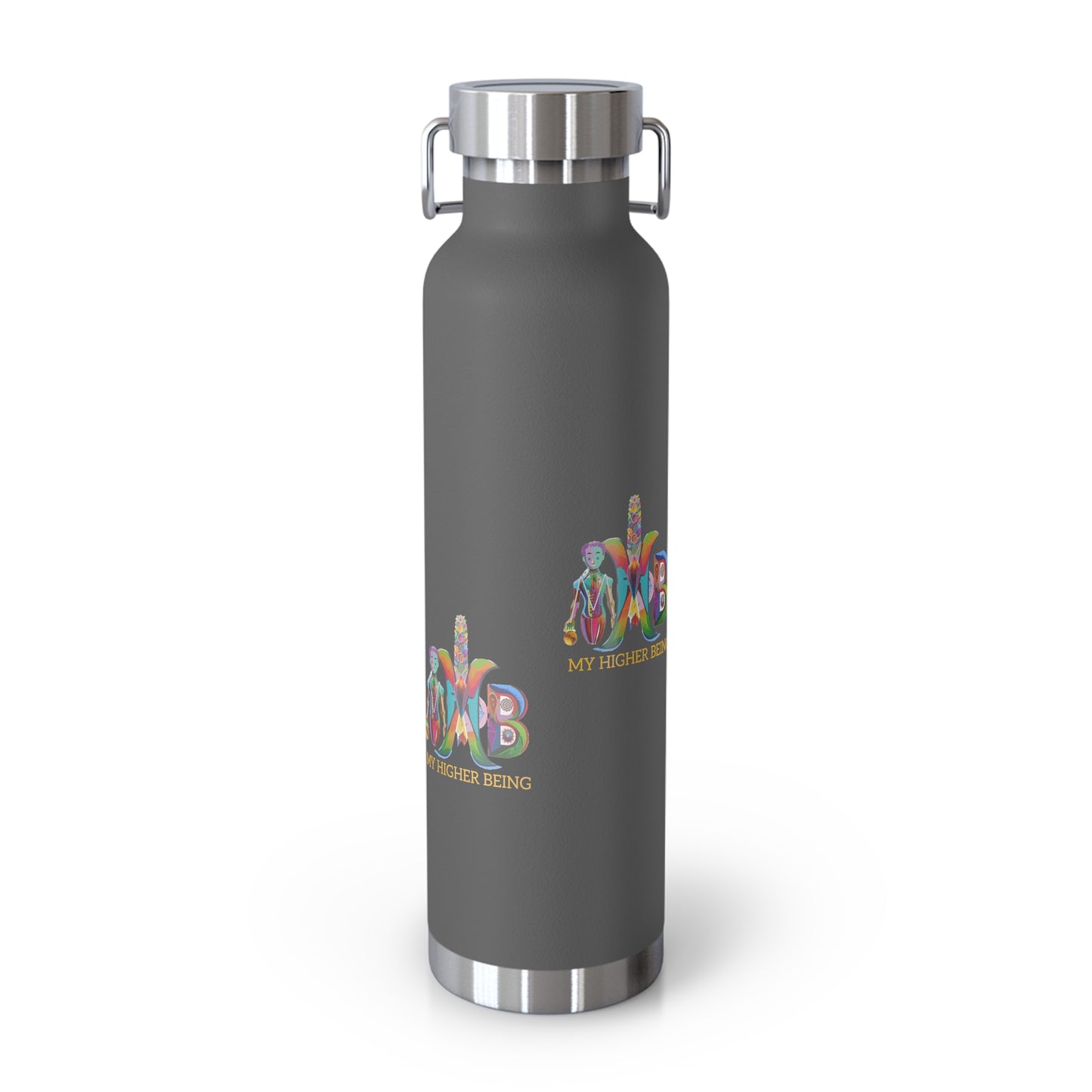 'I Wear My Habits'_Copper Vacuum Insulated Bottle, 22oz