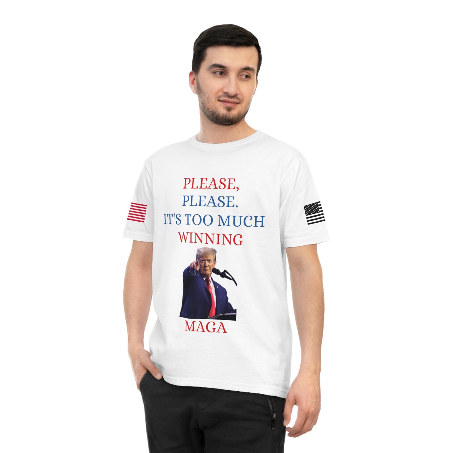 Too Much Winning Tee: Trump’s Signature Confidence _100% Organic Cotton