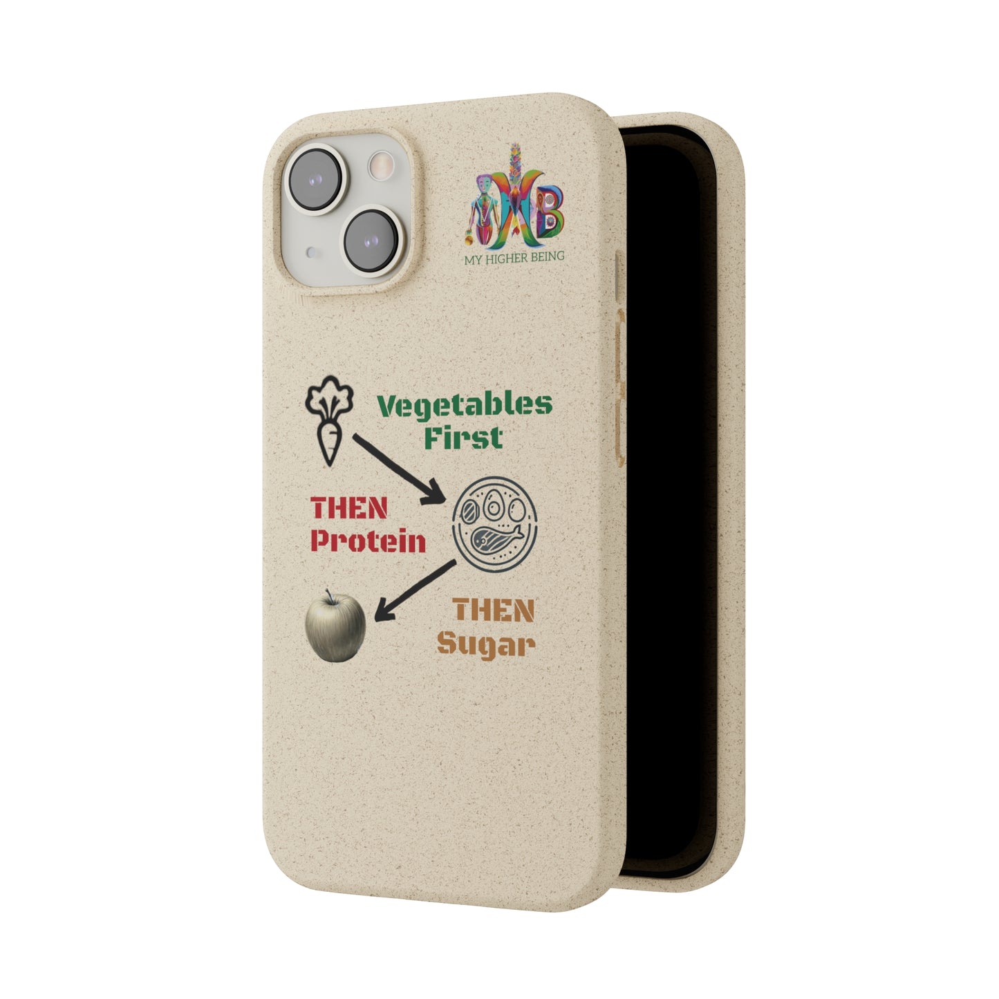 'Vegetables First'_Plastic Free Biodegradable Phone Case