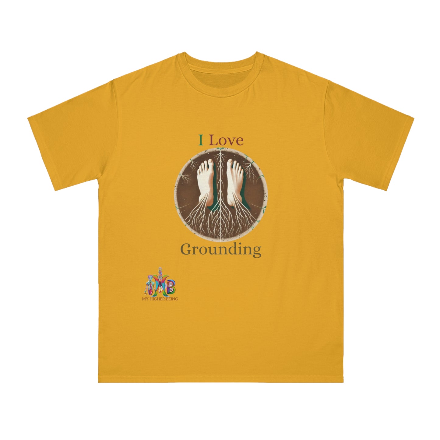 'I Love Grounding'_100% Organic Cotton T-Shirt