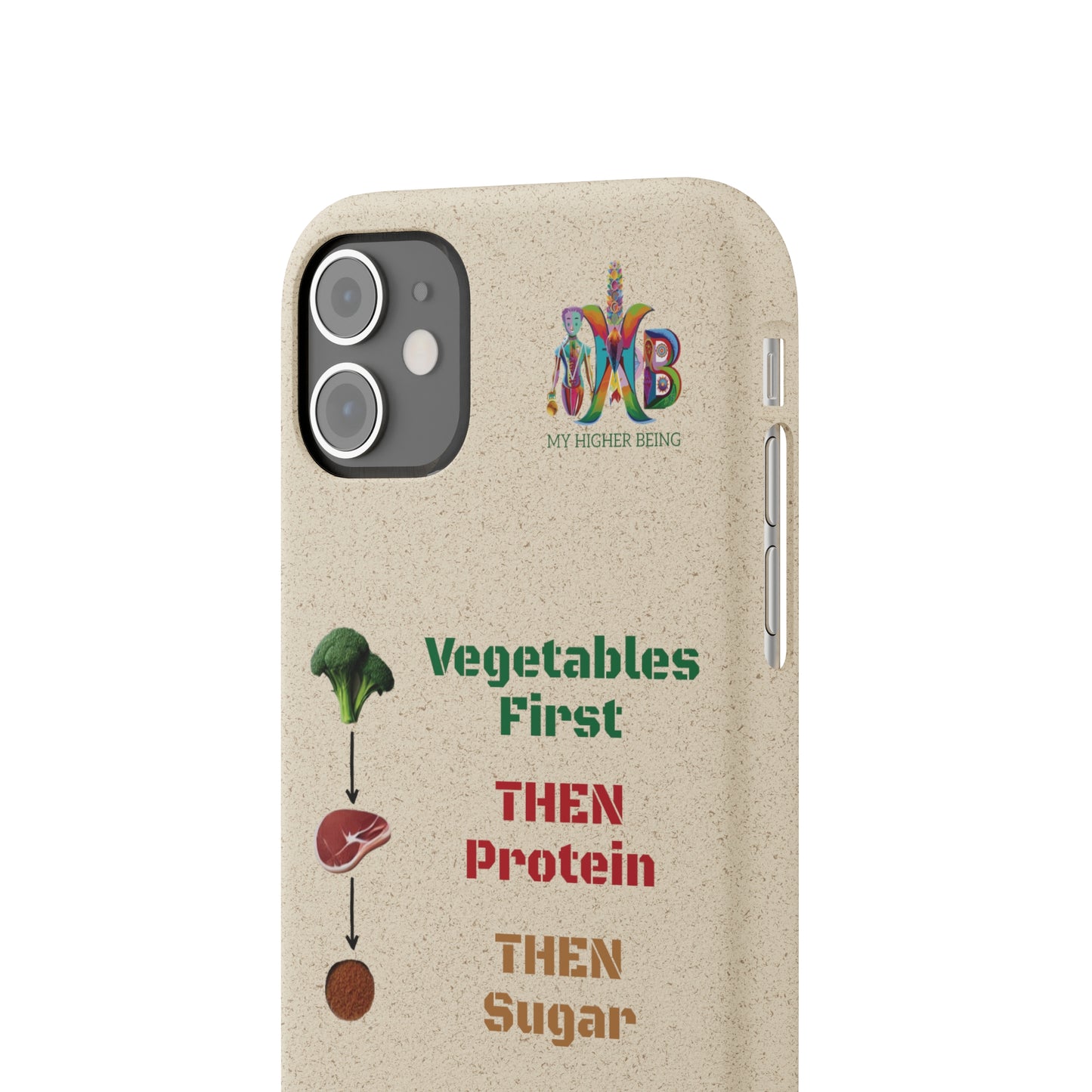 'Vegetables First'_Plastic Free Biodegradable Phone Case