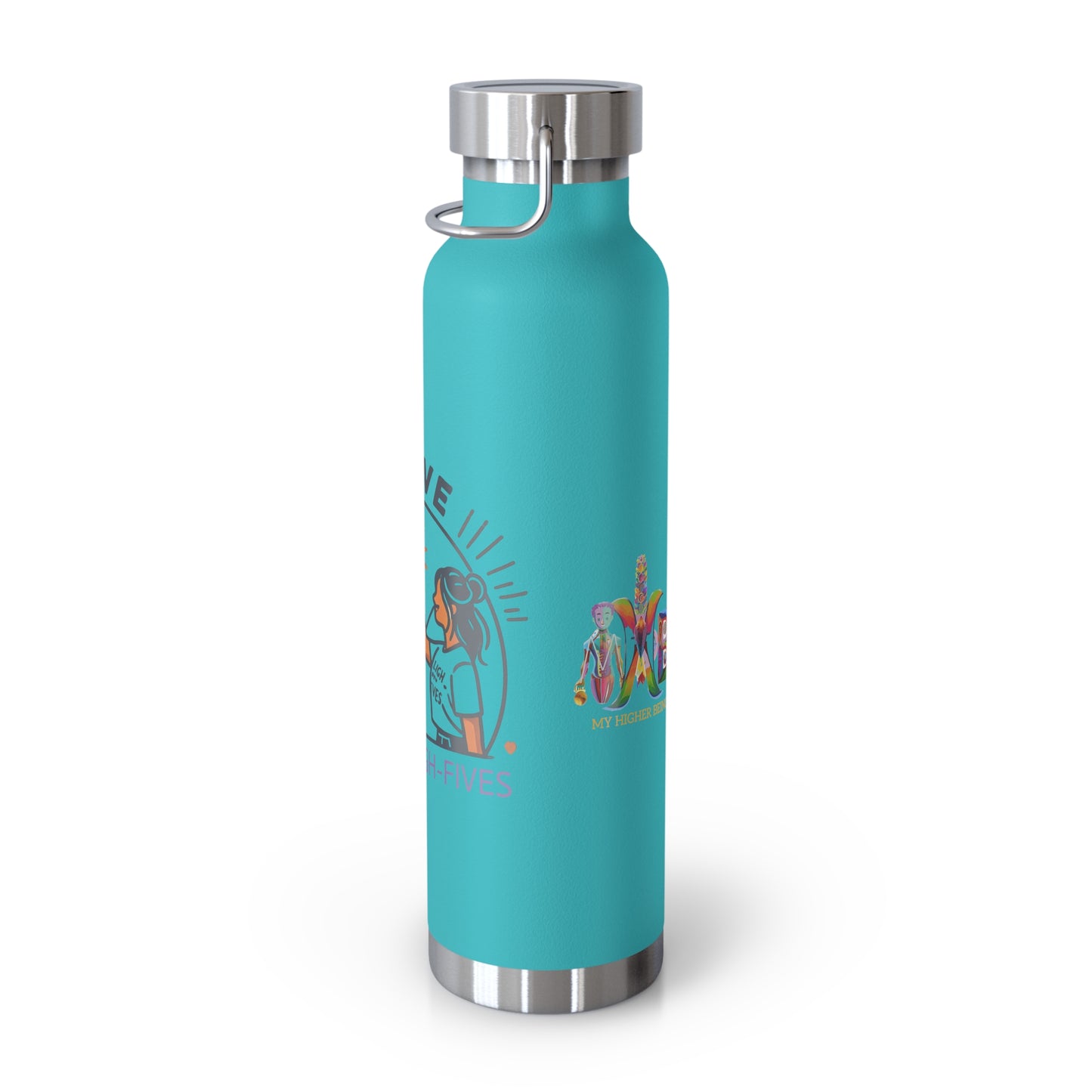 'I Love Mirror High-Fives'_Copper Vacuum Insulated Bottle, 22oz