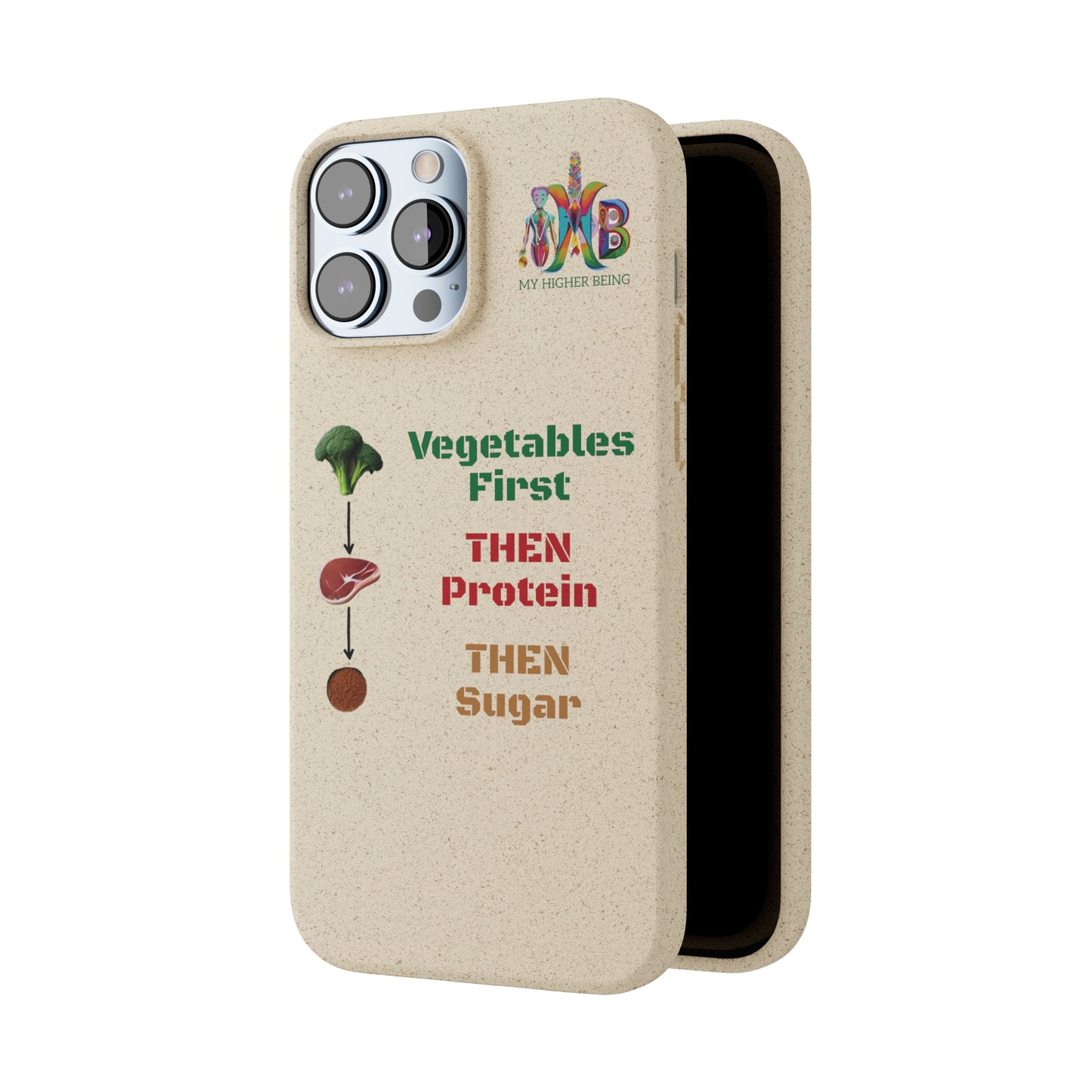 'Vegetables First'_Plastic Free Biodegradable Phone Case