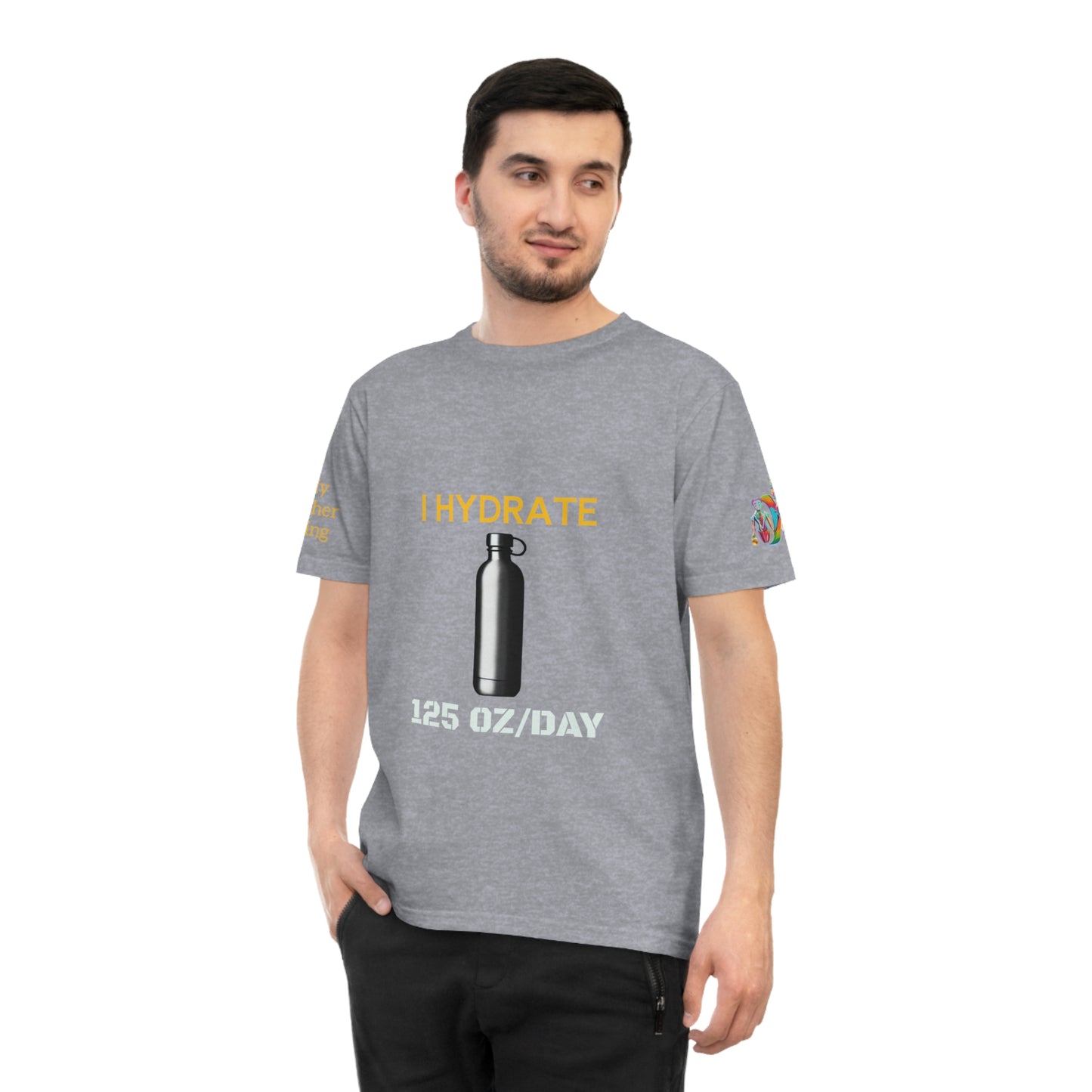'I Hydrate 125 OZ/DAY' (MHB EDITION)_100% Organic Cotton T-Shirt