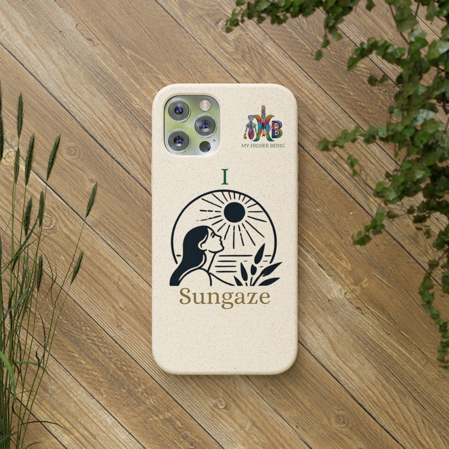 'I Sungaze'_Plastic Free Biodegradable Phone Case