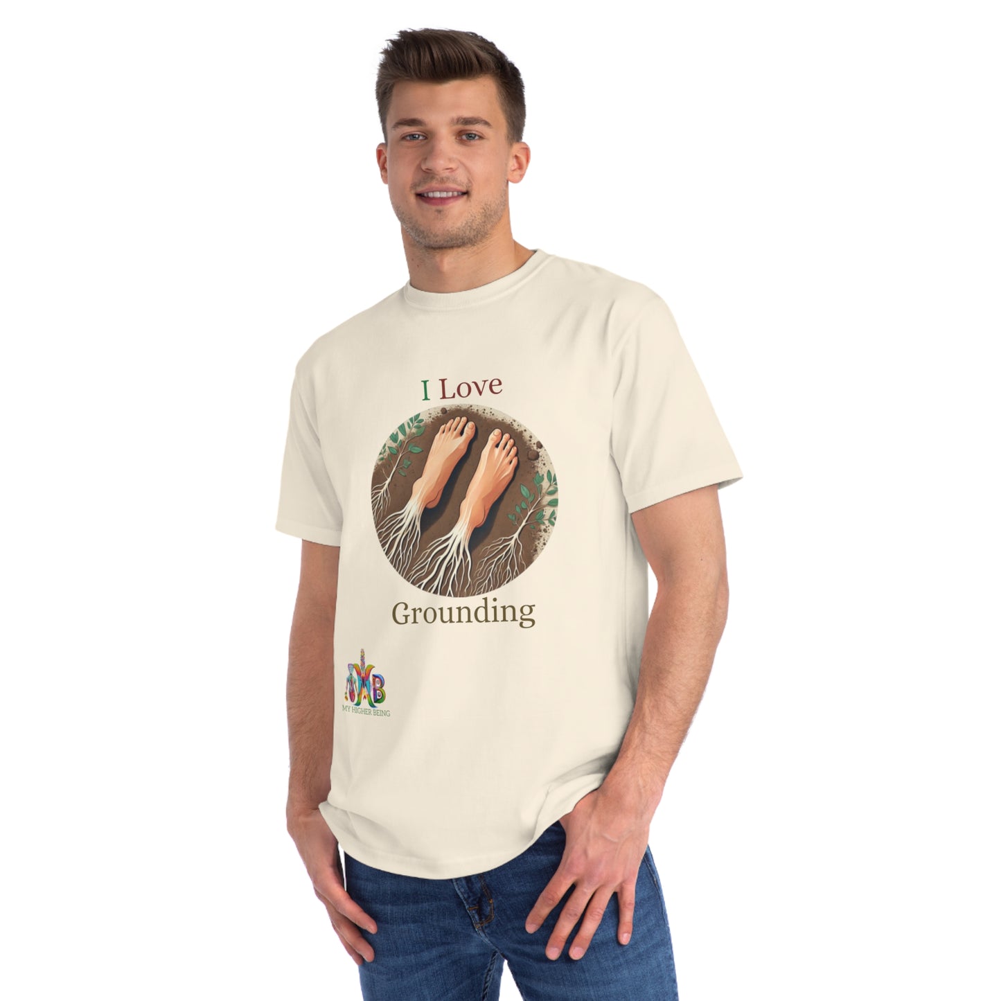 'I Love Grounding'_100% Organic Cotton T-Shirt