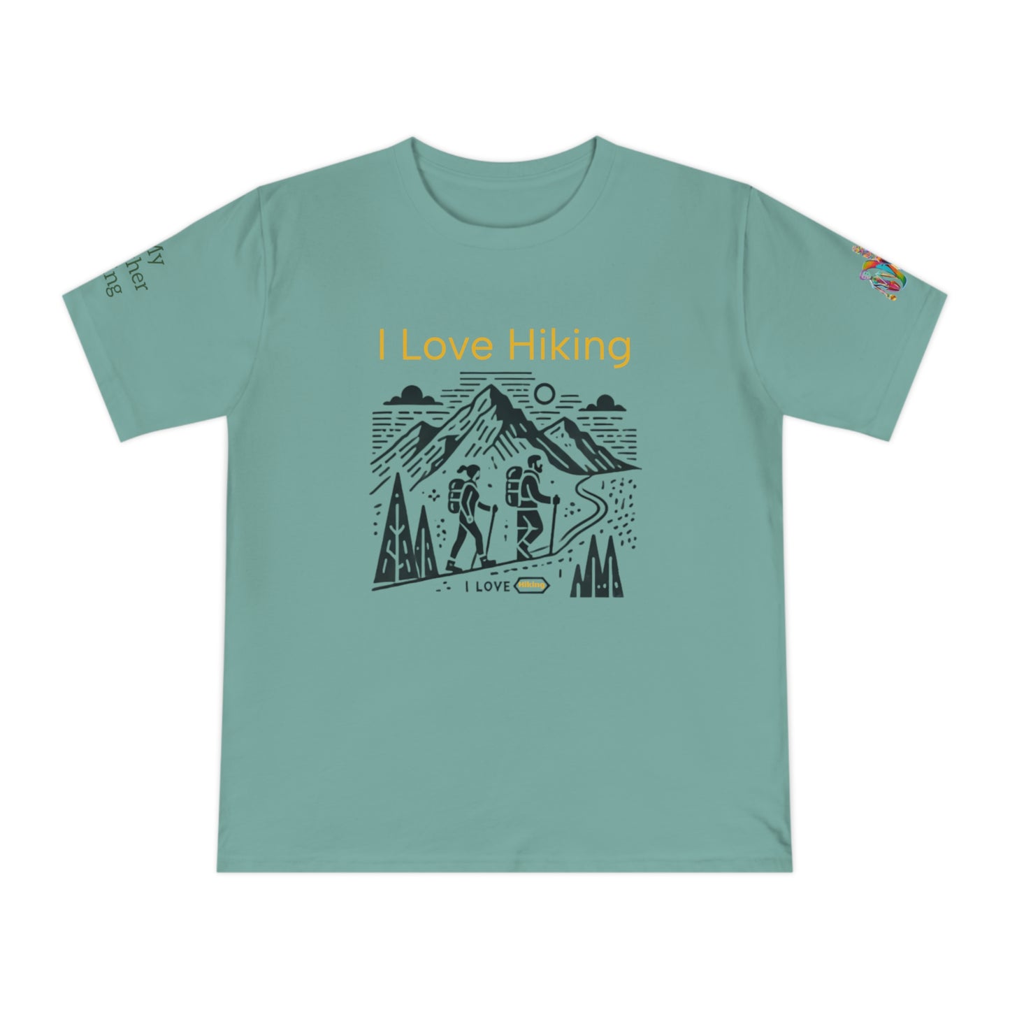 'I Love Hiking' (MHB EDITION)_100% Organic Cotton Unisex T-Shirt