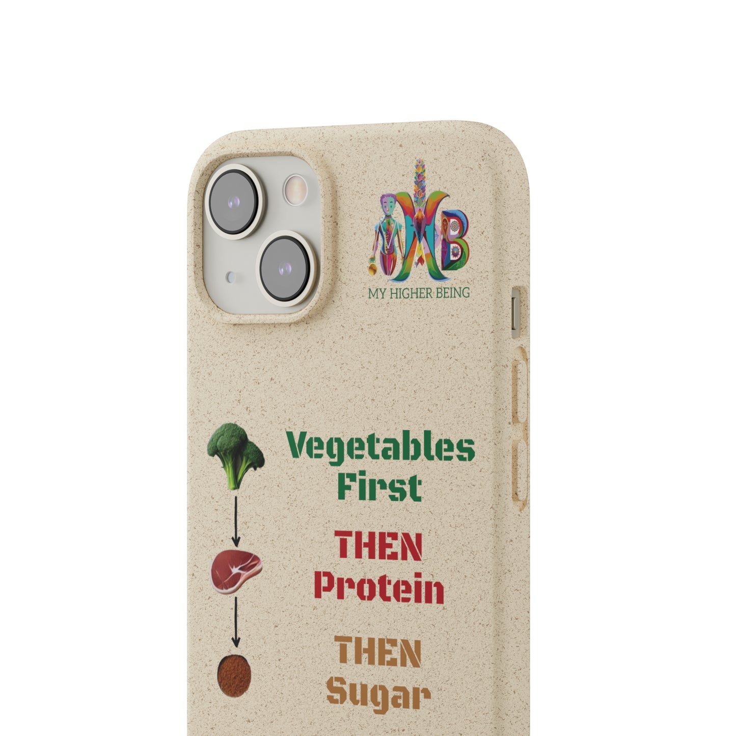 'Vegetables First'_Plastic Free Biodegradable Phone Case