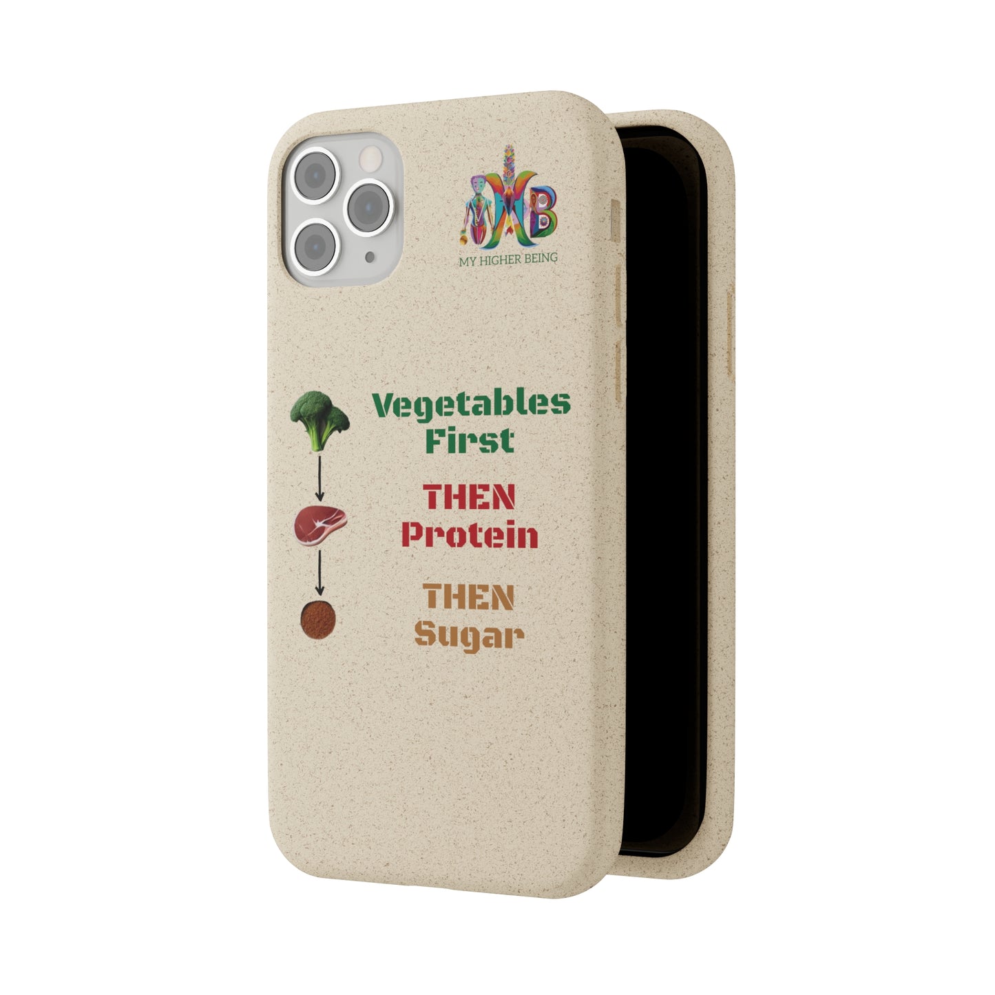 'Vegetables First'_Plastic Free Biodegradable Phone Case