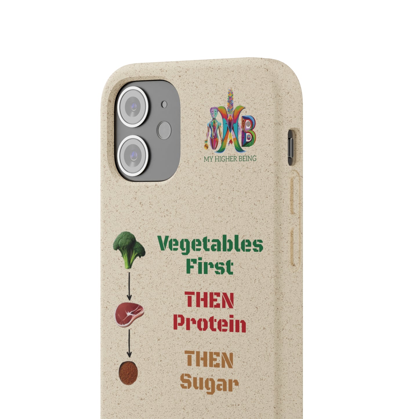 'Vegetables First'_Plastic Free Biodegradable Phone Case