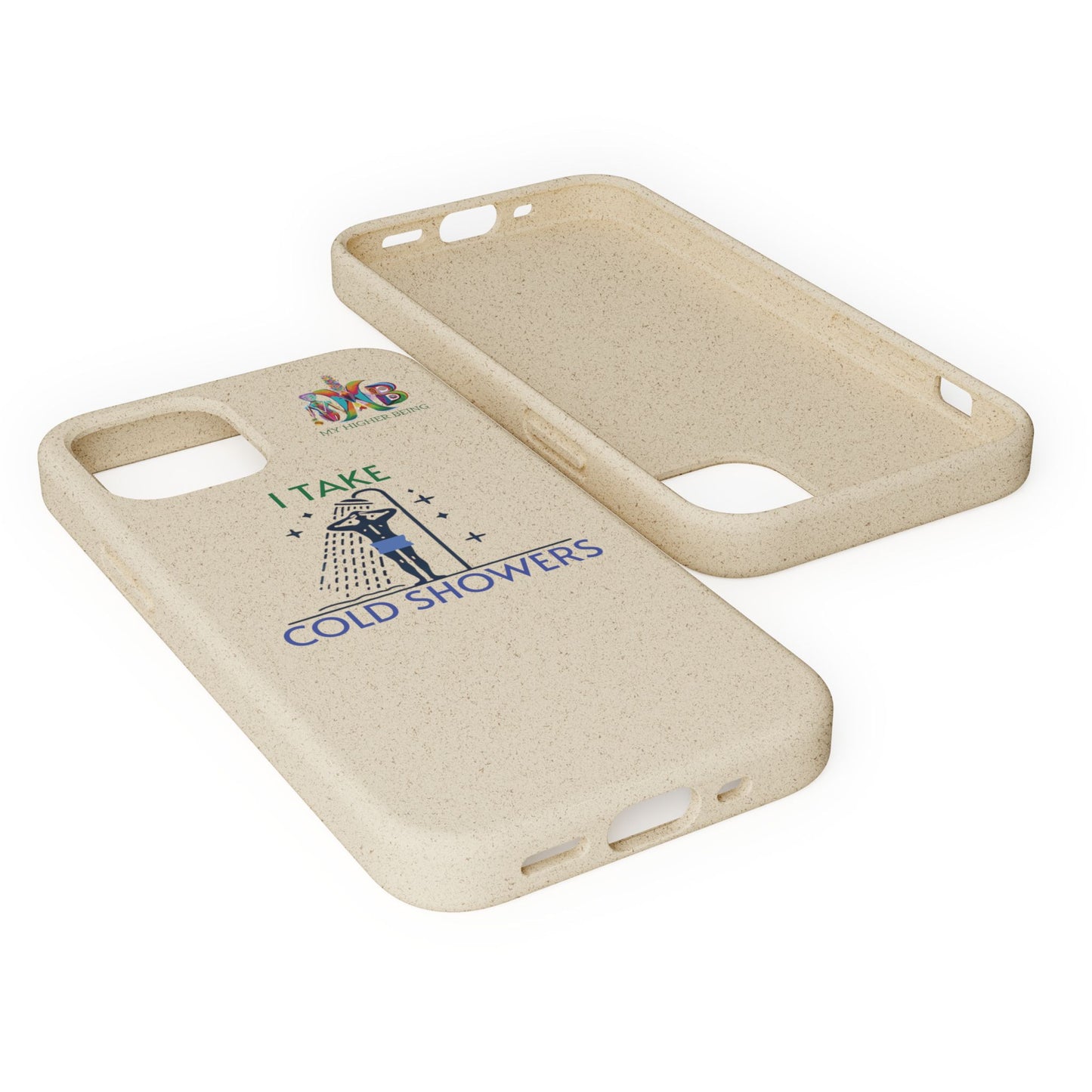 'I Take Cold Showers'_Plastic Free Biodegradable Phone Case