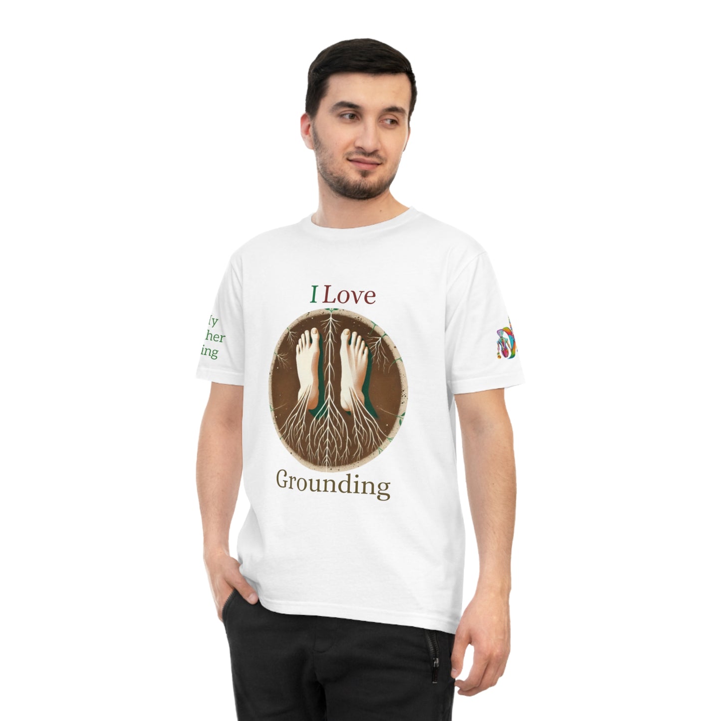 'I Love Grounding' (MHB EDITION)_100% Organic Cotton T-Shirt