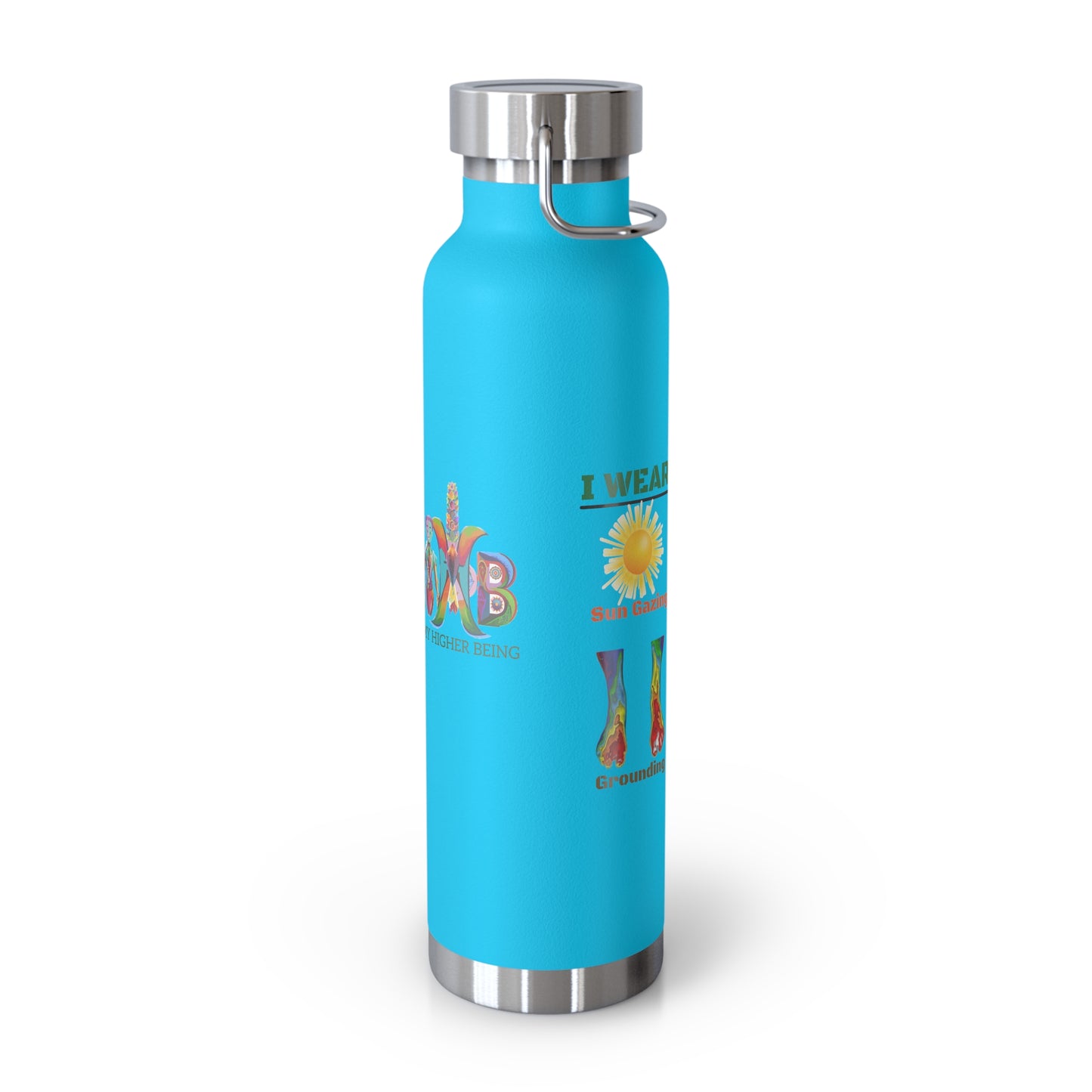'I Wear My Habits'_Copper Vacuum Insulated Bottle, 22oz