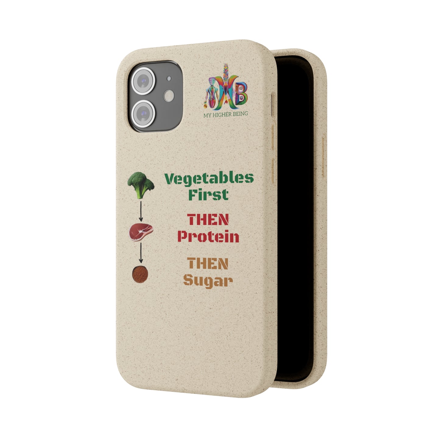 'Vegetables First'_Plastic Free Biodegradable Phone Case