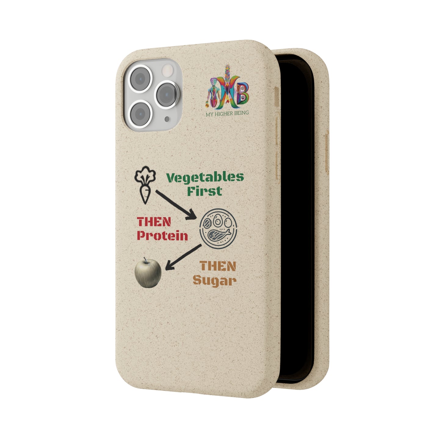 'Vegetables First'_Plastic Free Biodegradable Phone Case