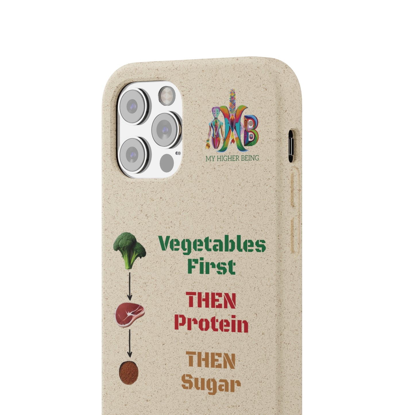 'Vegetables First'_Plastic Free Biodegradable Phone Case