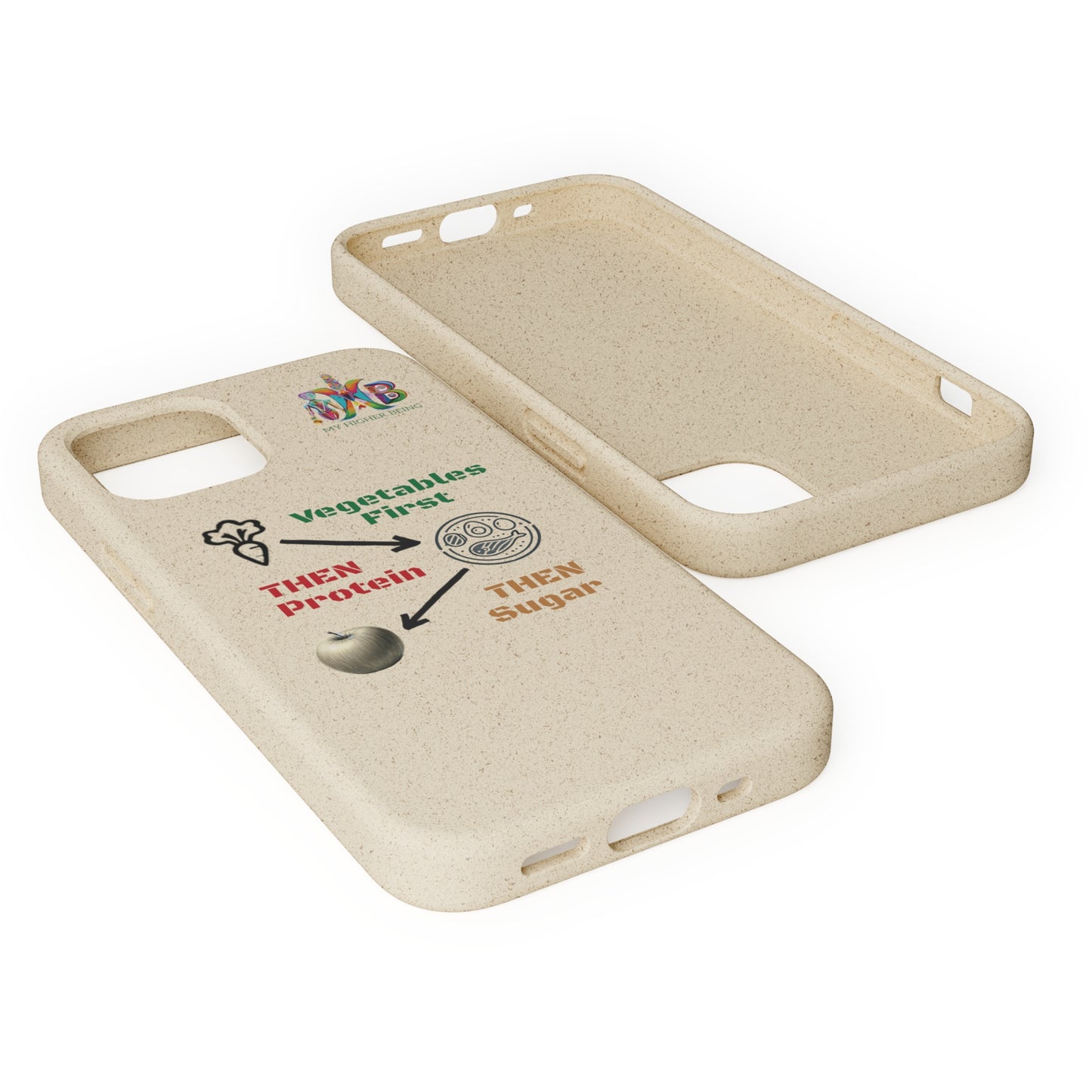 'Vegetables First'_Plastic Free Biodegradable Phone Case
