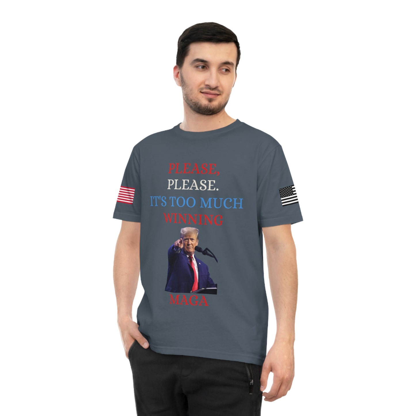 Too Much Winning Tee: Trump’s Signature Confidence _100% Organic Cotton