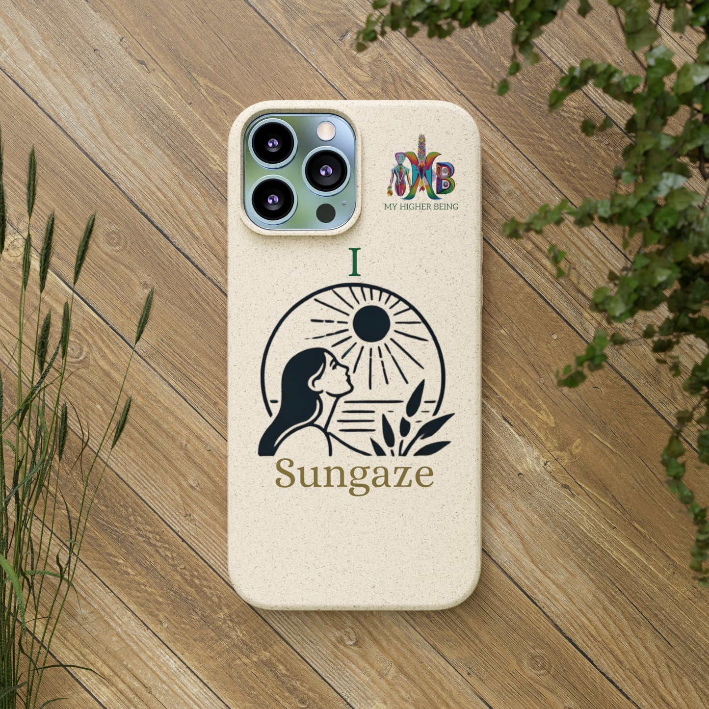 'I Sungaze'_Plastic Free Biodegradable Phone Case