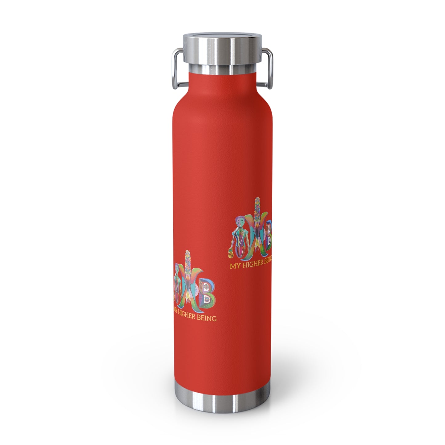 'I Wear My Habits'_Copper Vacuum Insulated Bottle, 22oz