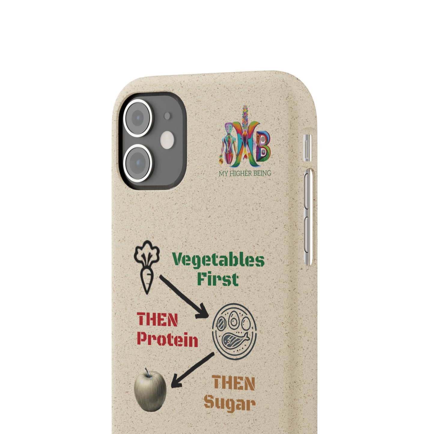 'Vegetables First'_Plastic Free Biodegradable Phone Case