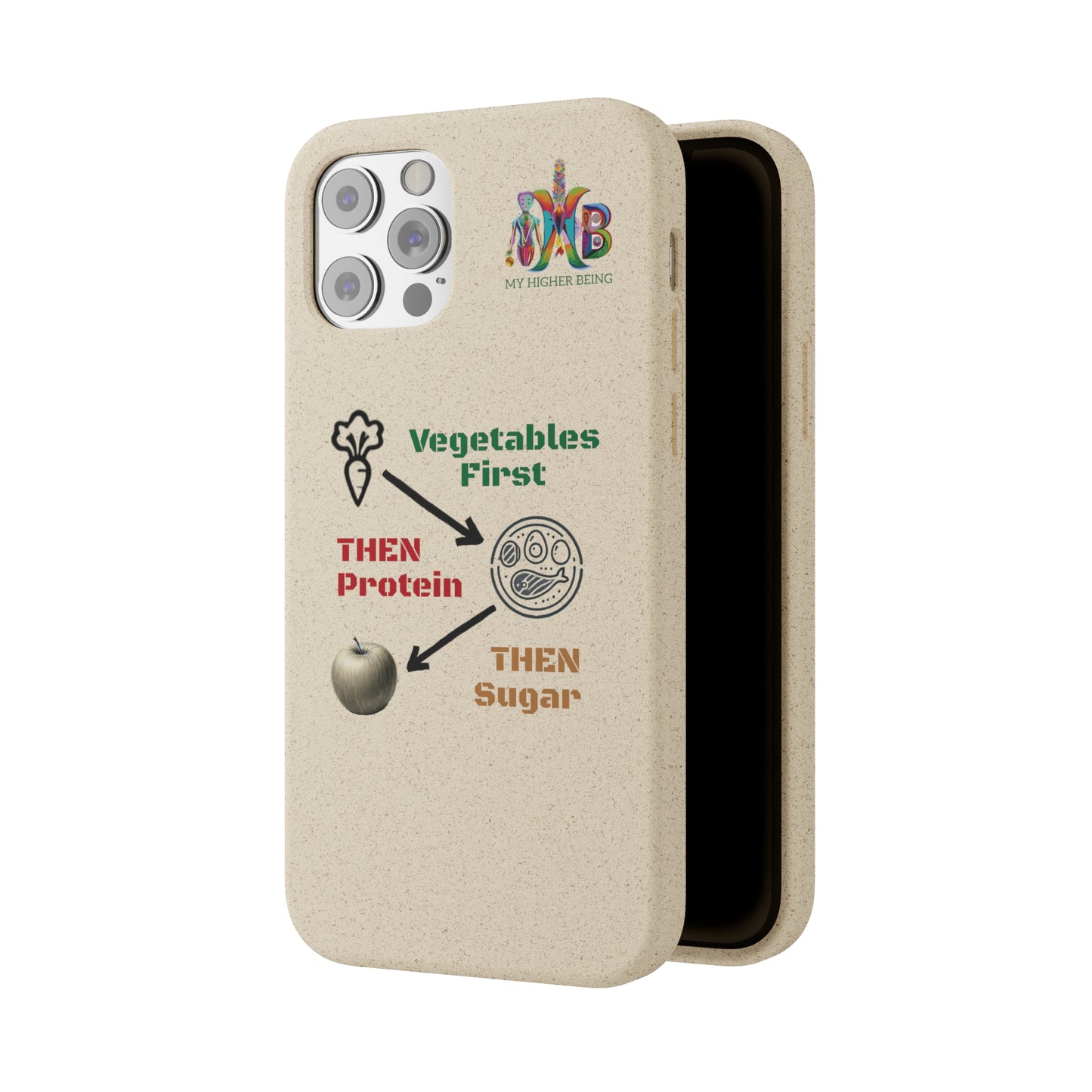 'Vegetables First'_Plastic Free Biodegradable Phone Case