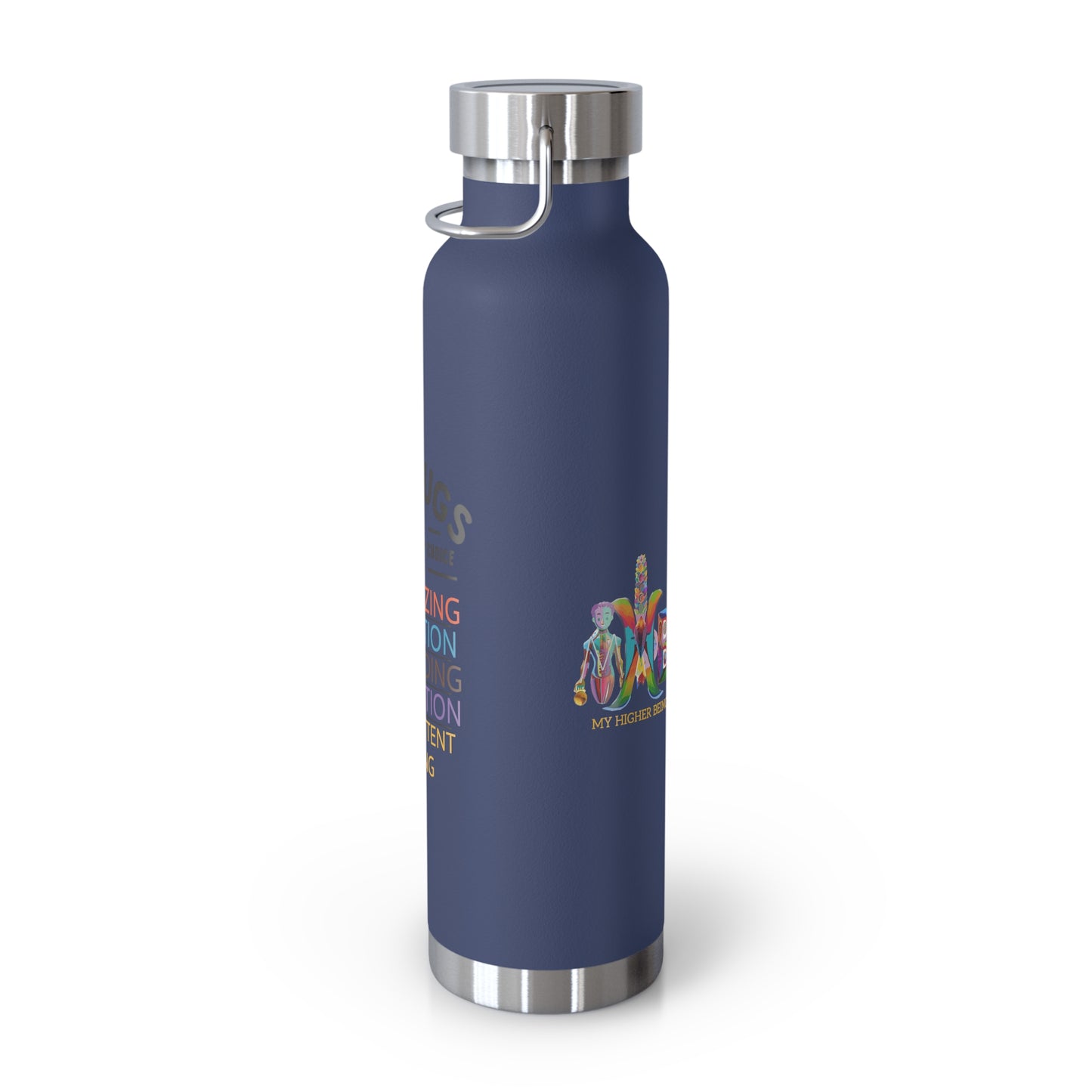 'My Drugs of Choice'_Copper Vacuum Insulated Bottle, 22oz