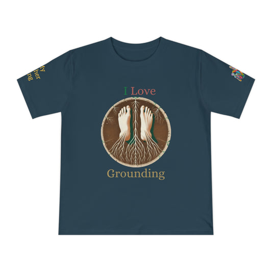 'I Love Grounding' (MHB EDITION)_100% Organic Cotton T-Shirt