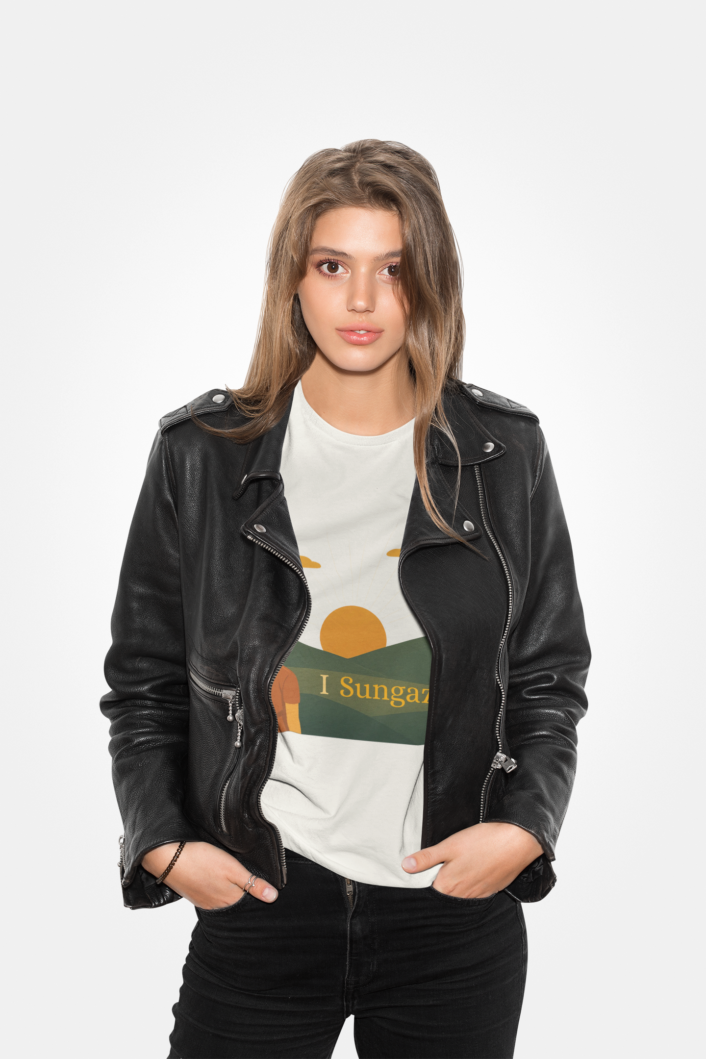 'I Sungaze'_100% Organic Cotton T-Shirt_Female
