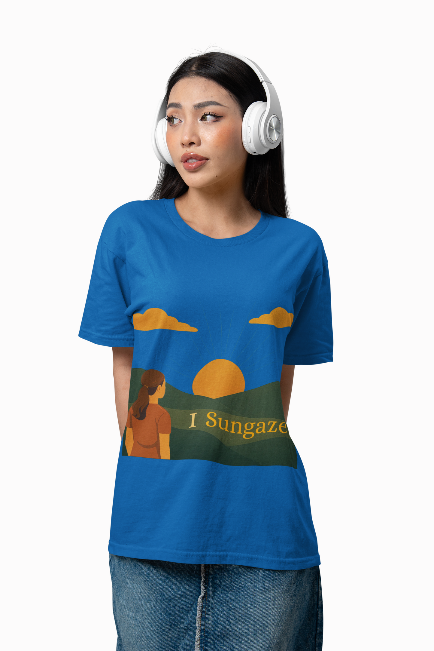 'I Sungaze'_100% Organic Cotton T-Shirt_Female