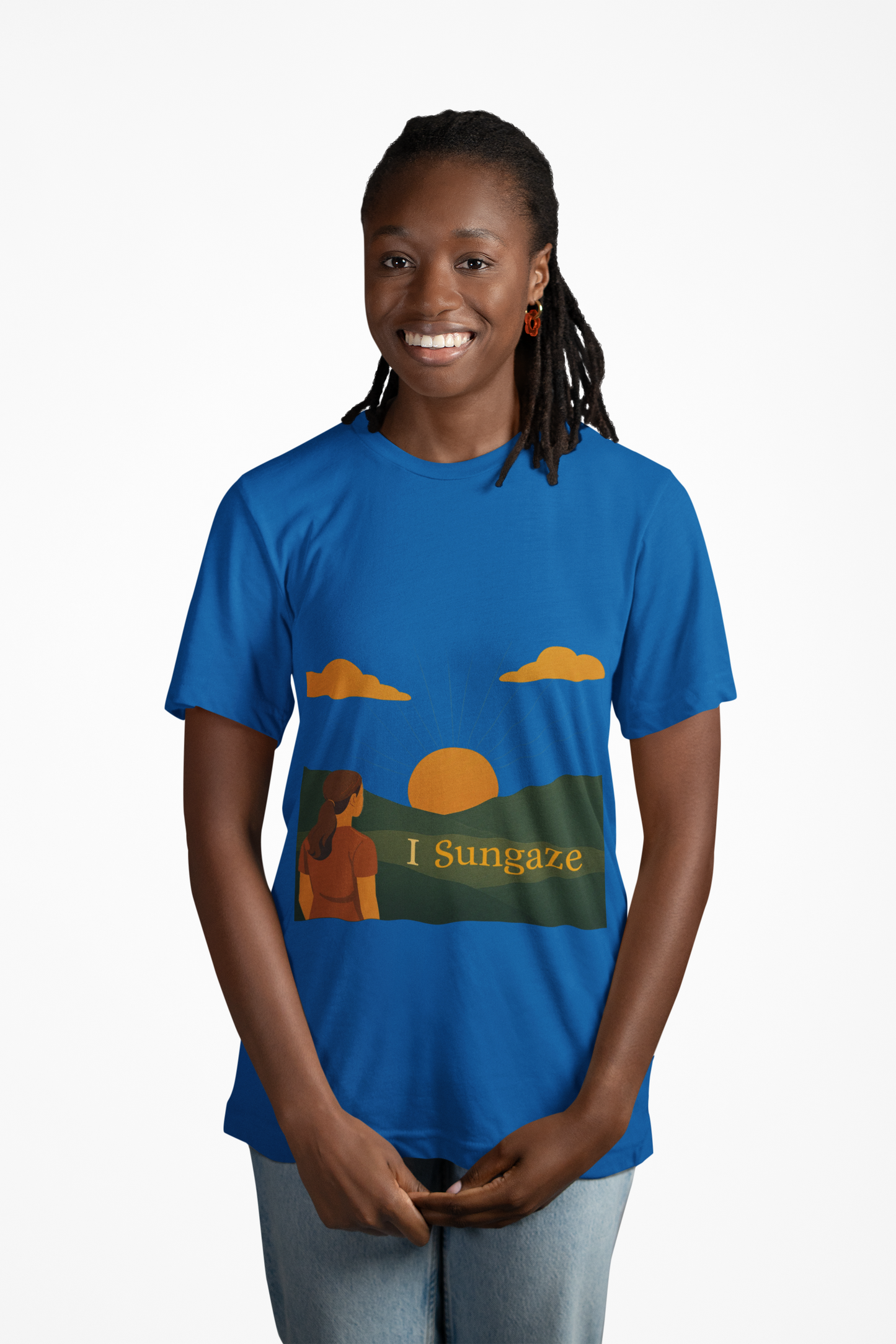 'I Sungaze'_100% Organic Cotton T-Shirt_Female