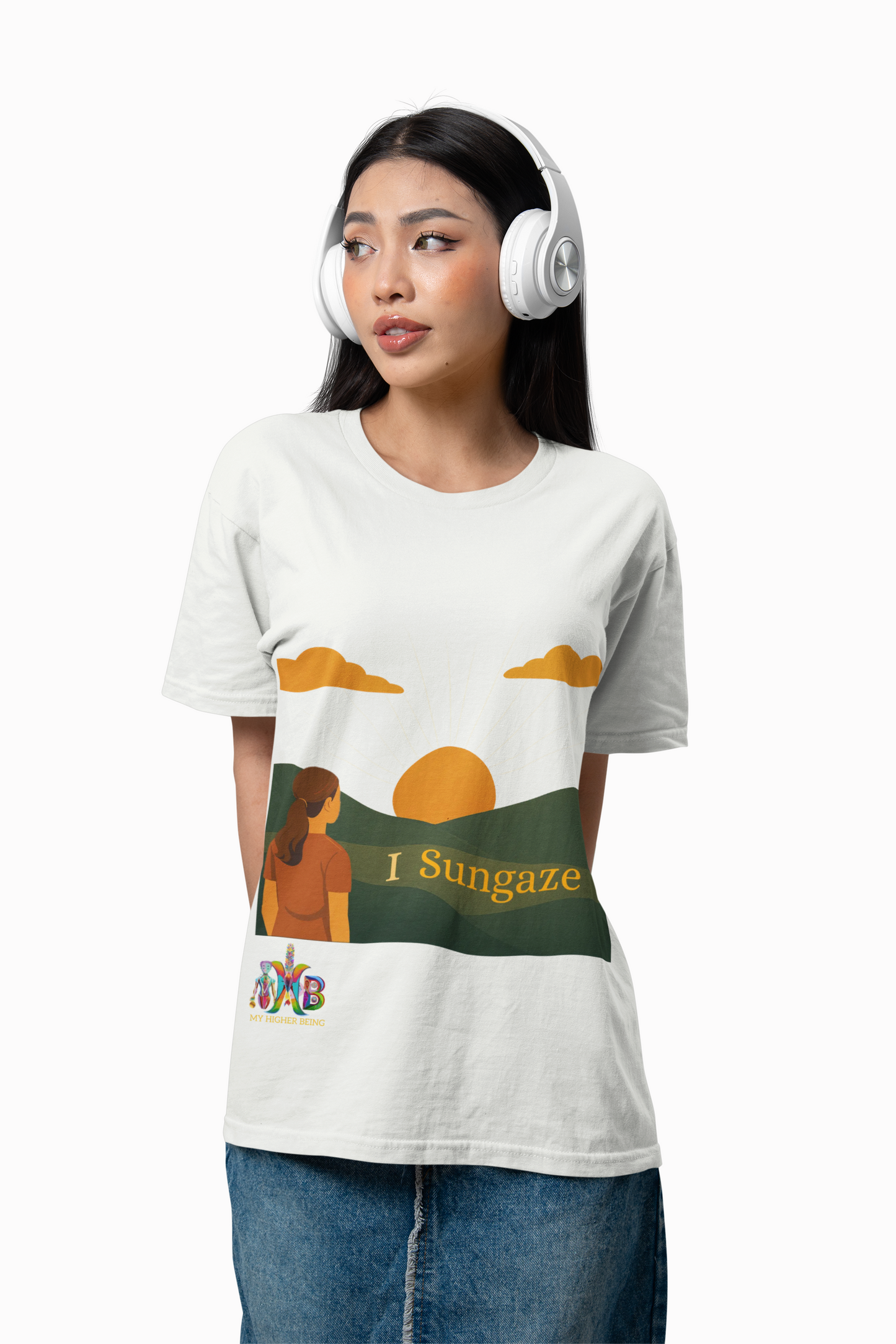 'I Sungaze'_100% Organic Cotton T-Shirt_Female