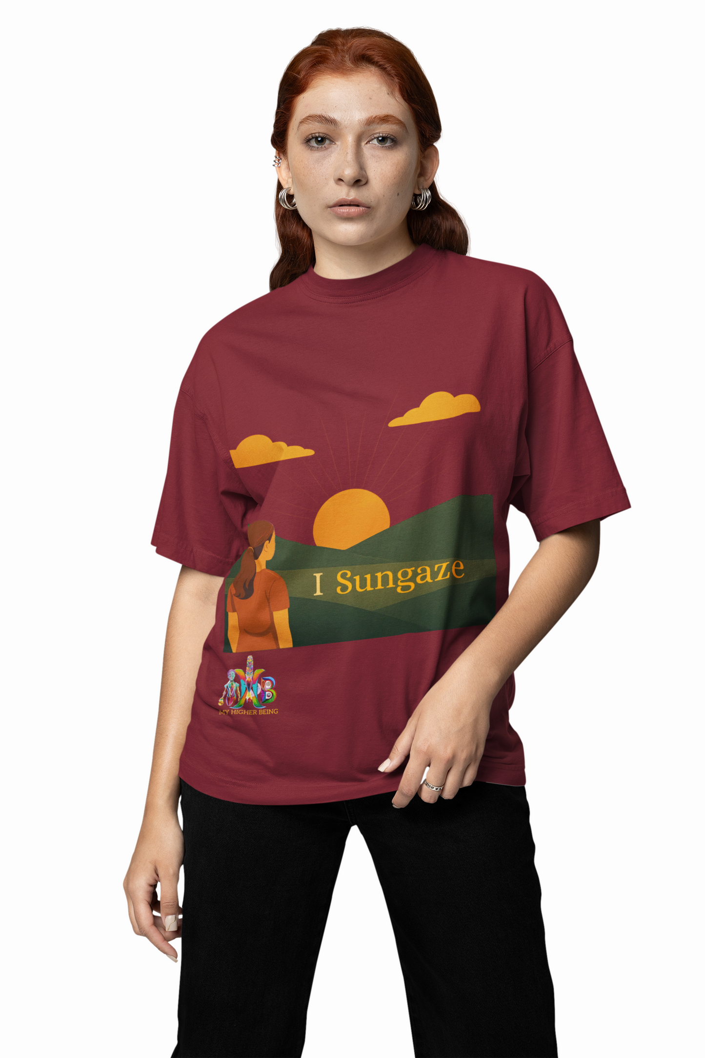 'I Sungaze'_100% Organic Cotton T-Shirt_Female