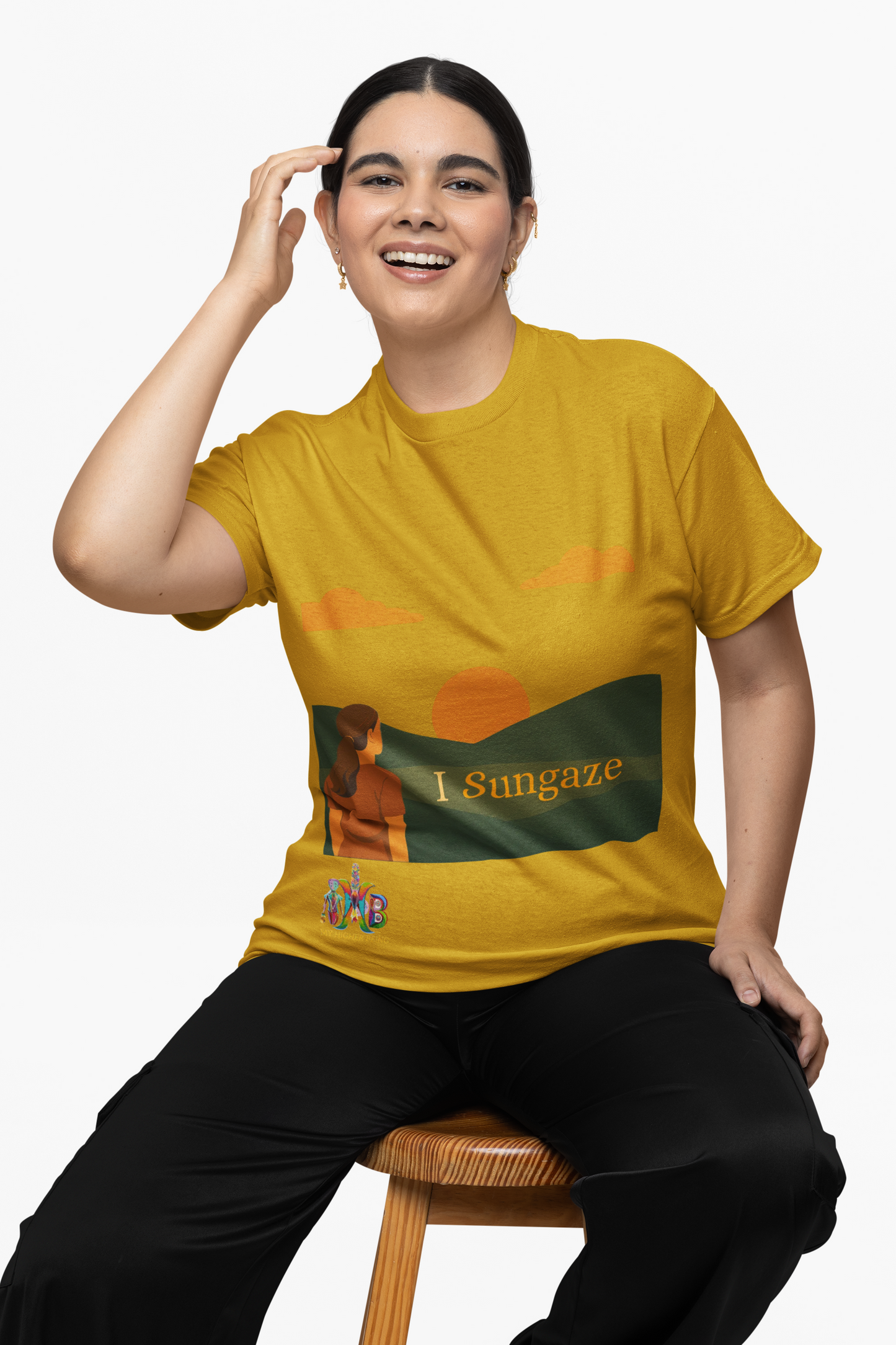 'I Sungaze'_100% Organic Cotton T-Shirt_Female