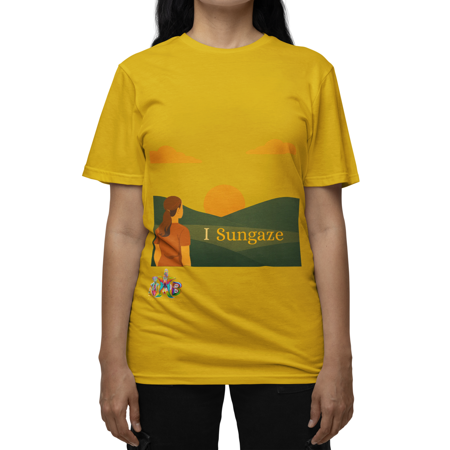 'I Sungaze'_100% Organic Cotton T-Shirt_Female