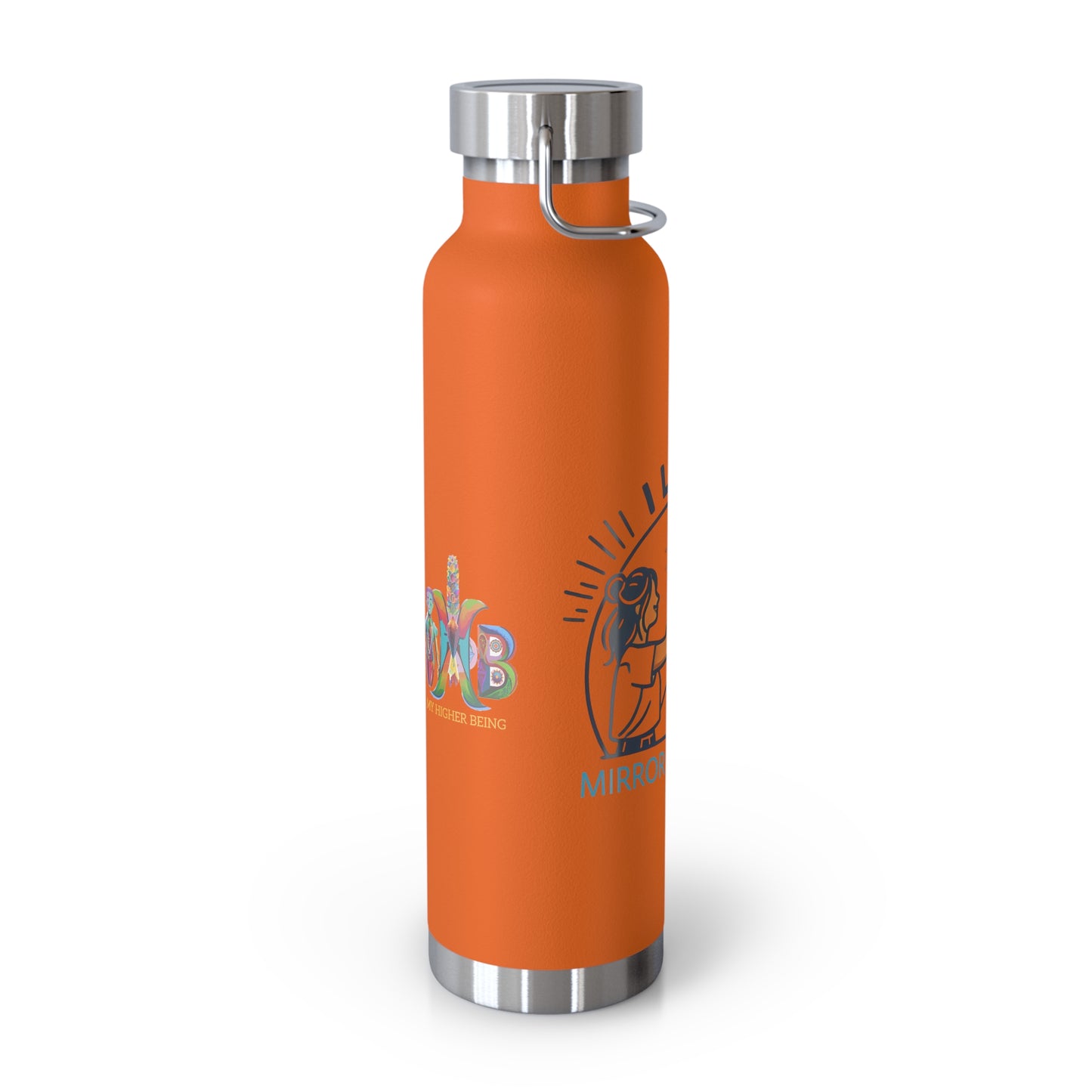 'I Love Mirror High-Fives'_Copper Vacuum Insulated Bottle, 22oz
