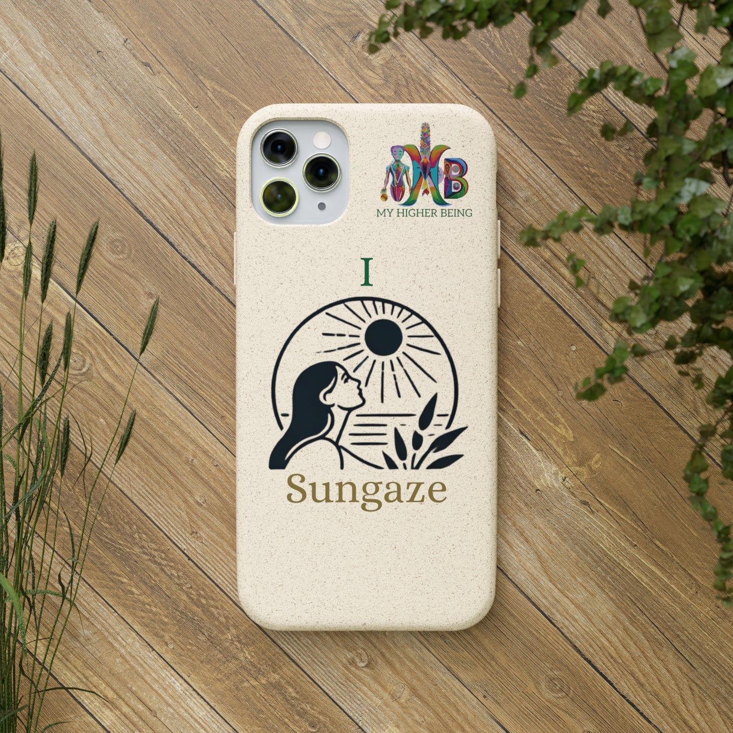 'I Sungaze'_Plastic Free Biodegradable Phone Case