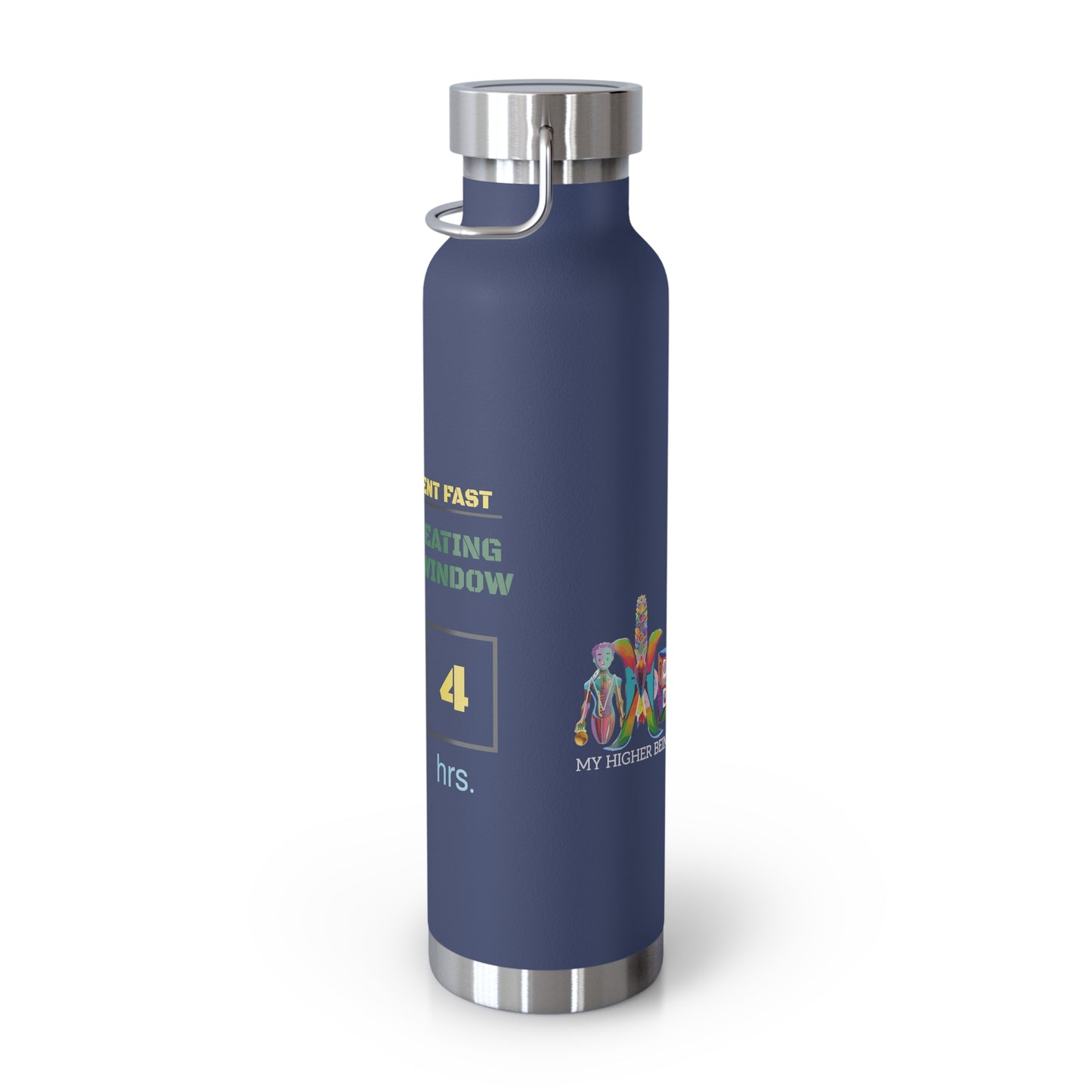 'I Intermittent Fast_20-4'_Copper Vacuum Insulated Bottle, 22oz