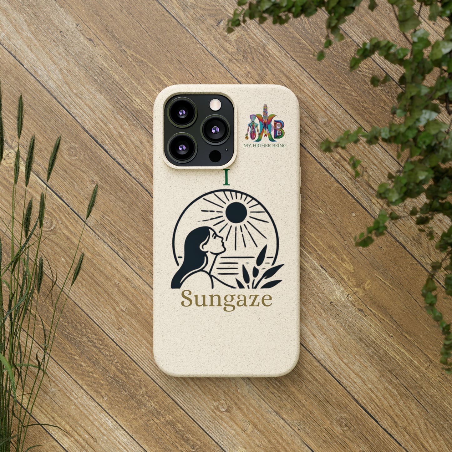 'I Sungaze'_Plastic Free Biodegradable Phone Case