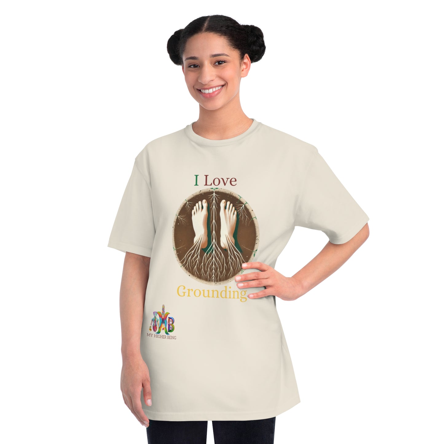 'I Love Grounding'_100% Organic Cotton T-Shirt