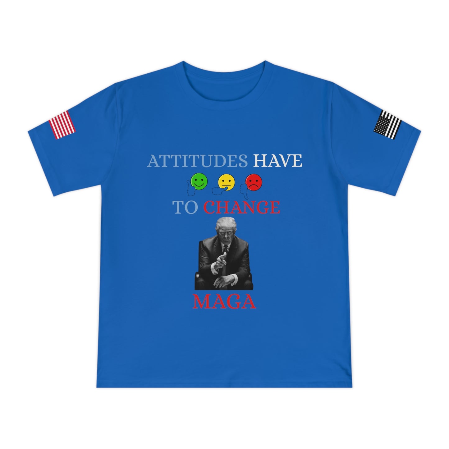 Trump’s Call for Change Tee: Advocating New Attitudes for Peace _100% Organic Cotton