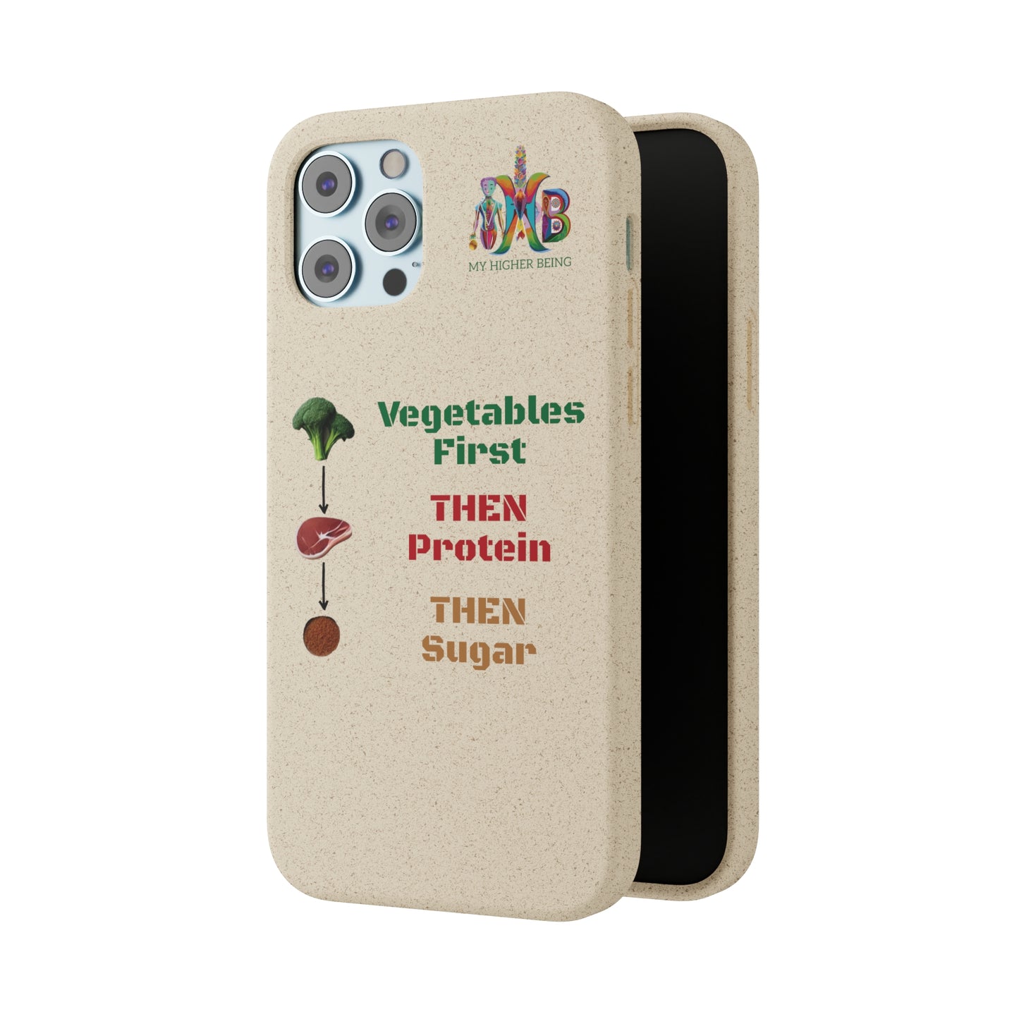 'Vegetables First'_Plastic Free Biodegradable Phone Case