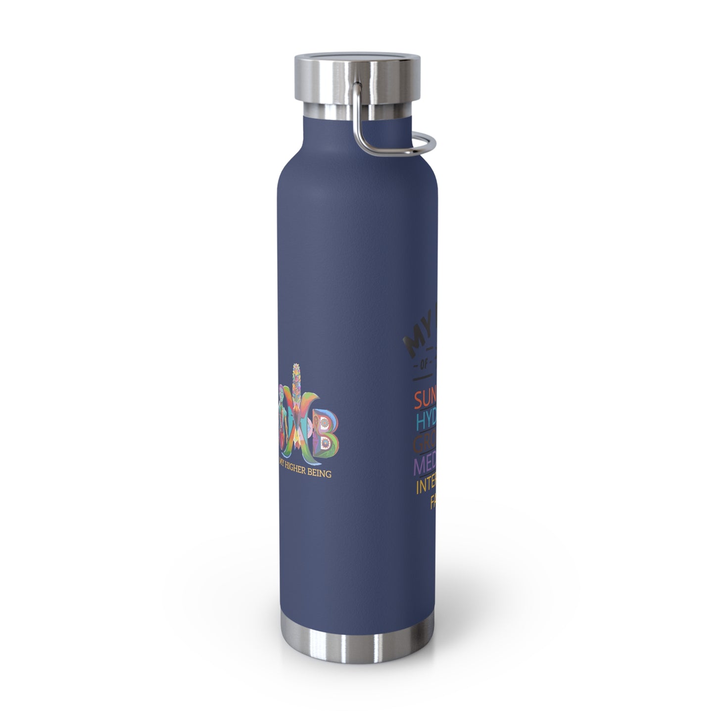 'My Drugs of Choice'_Copper Vacuum Insulated Bottle, 22oz